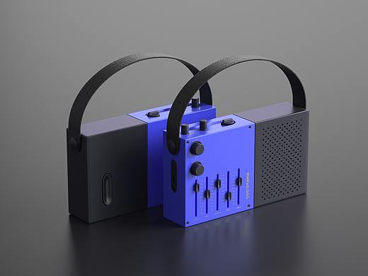 小音箱建模临摹