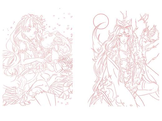 手繪（個(gè)人主頁(yè)-ZNDM2NjkyNjQ=） - 創(chuàng)作習(xí)作 - 站酷設(shè)計(jì)師木子九_(tái)elsa原創(chuàng)素材 - 站酷ZCOOL