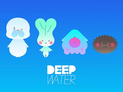 DEEPWATER<深水家族>潮流IP形象设计