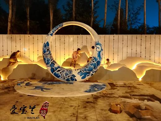 廊坊机场大道剪纸浮雕设计