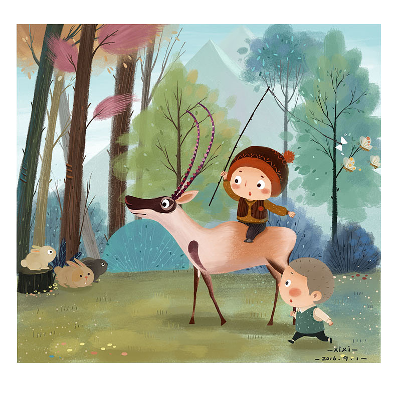    驾驾驾,羊儿快快跑!