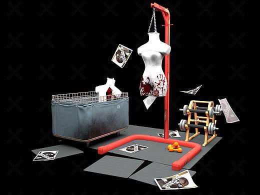 C4D海报练习（个人主页-ZNDgwODg5MzI=） - 海报 - 站酷设计师Mutsuki原创素材 - 站酷ZCOOL