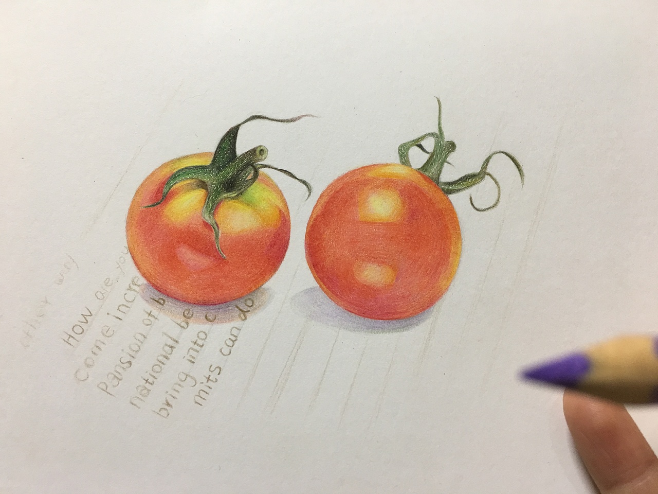 三小时速涂番茄,呵呵,每天进步一点点吧……