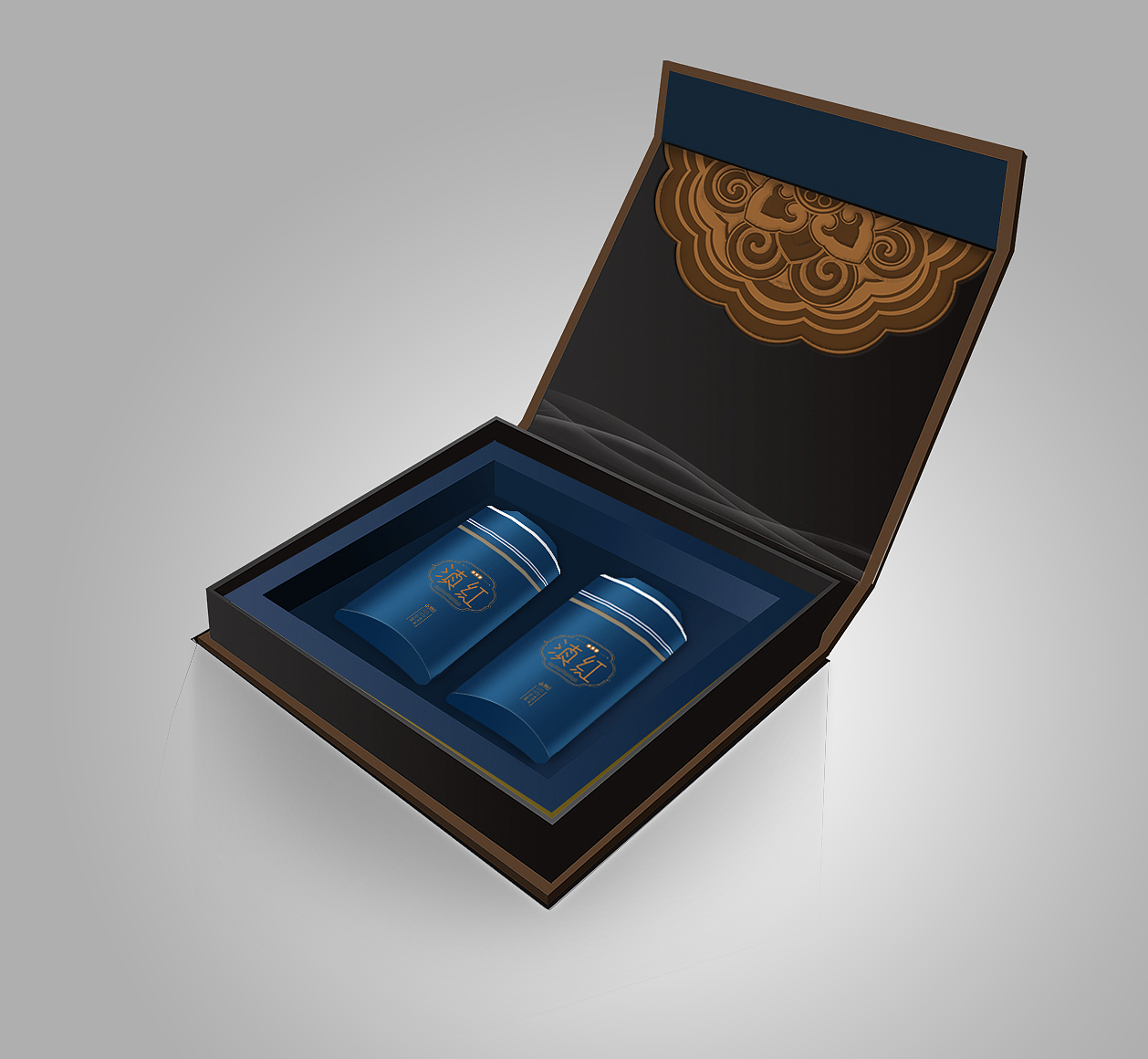 三款茶叶包装(景归滇红野生红,景归滇红金芽,景归滇红经典)