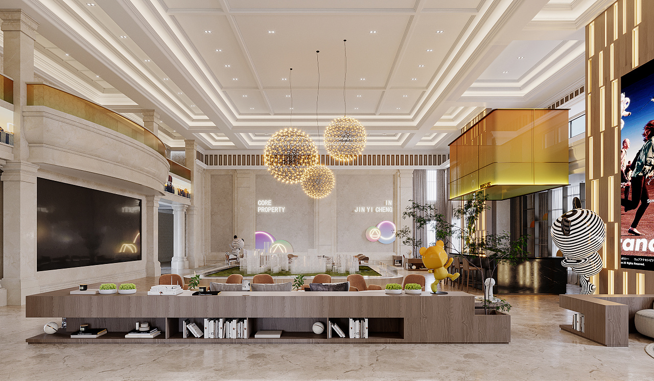 售楼部改造|空间|商业空间设计|哇是美女耶 - 原创作品 - 站酷 (zcool