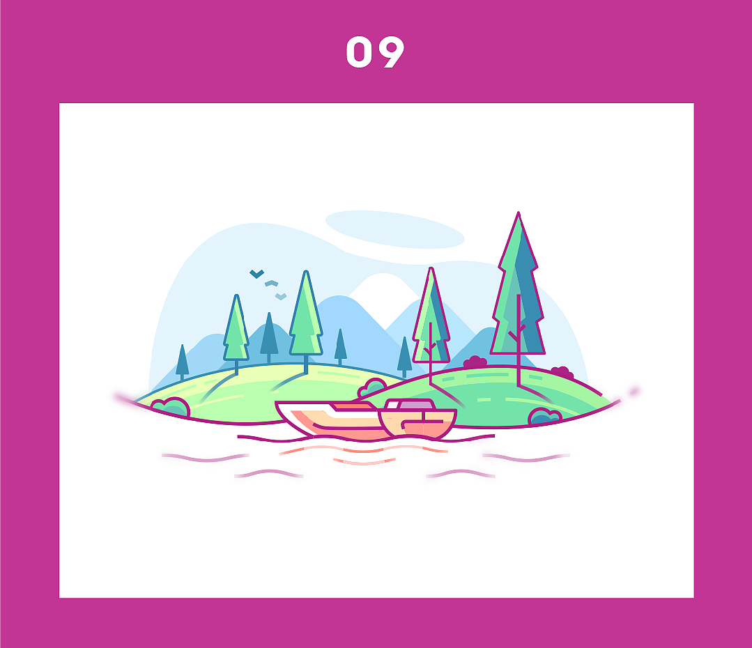 21天线性图形创意打卡挑战——临摹