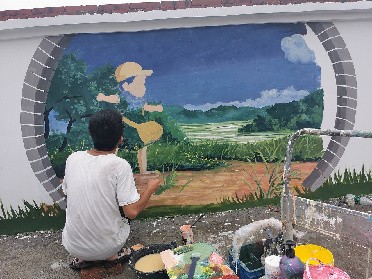 墙绘（图ZMjYwNDM0MTky） - 绘画 - 站酷设计师噢噢等你们原创素材 - 站酷ZCOOL