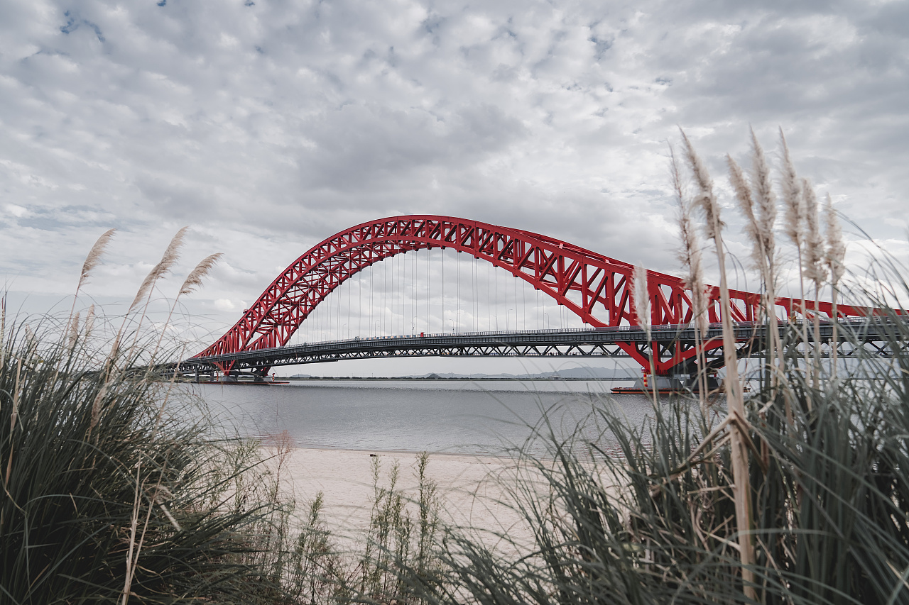 宁波北仑梅山红桥图片