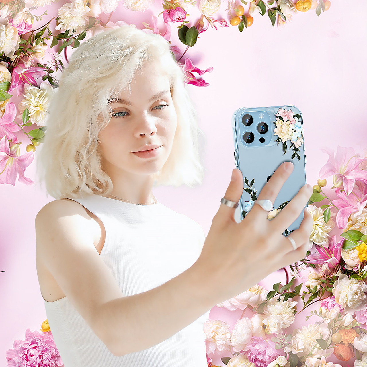 花手机壳iPhone13 pro max 渲染（图ZMjgyOTE0NTUy） - 产品 - 站酷设计师Jennifer鸡蛋原创素材 - 站酷ZCOOL