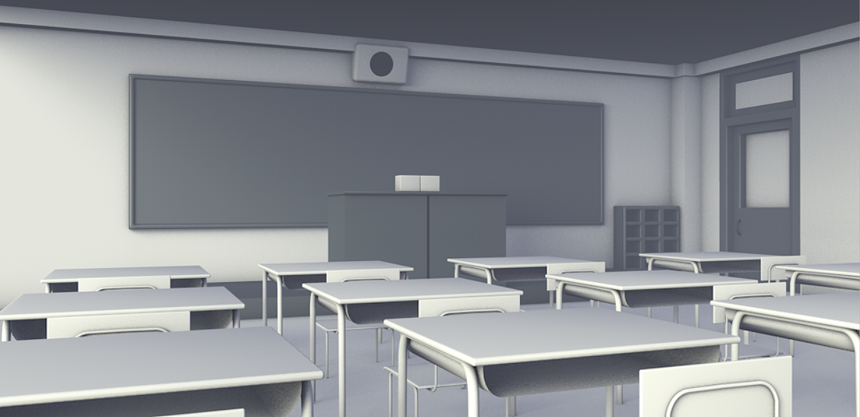 教室建模|三维|场景|知冷暖 - 原创作品 - 站酷 (zcool)