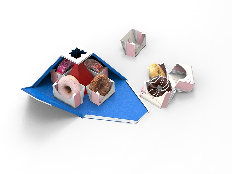 “富士山”甜甜圈包装设计