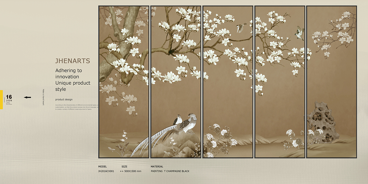 #新中式##装饰画##软装搭配##墙面挂画##酒店会所#（图ZOTI4MDgzNDg=） - 绘画 - 站酷设计师集恒工艺实物画原创素材 - 站酷ZCOOL