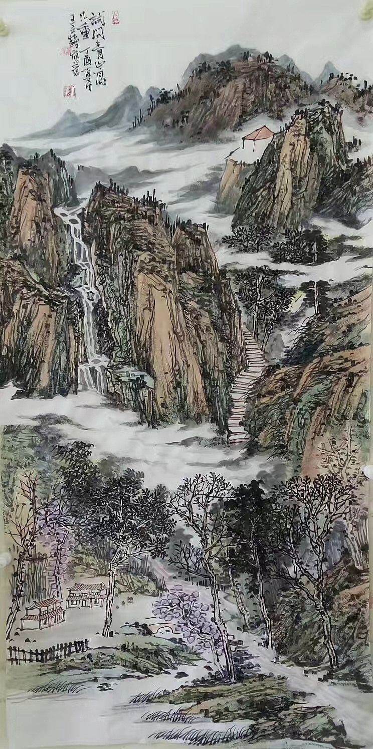 早年的浅绛山水（图ZMjE5NDcyMDYw） - 绘画 - 站酷设计师王小胖与王老鹤原创素材 - 站酷ZCOOL