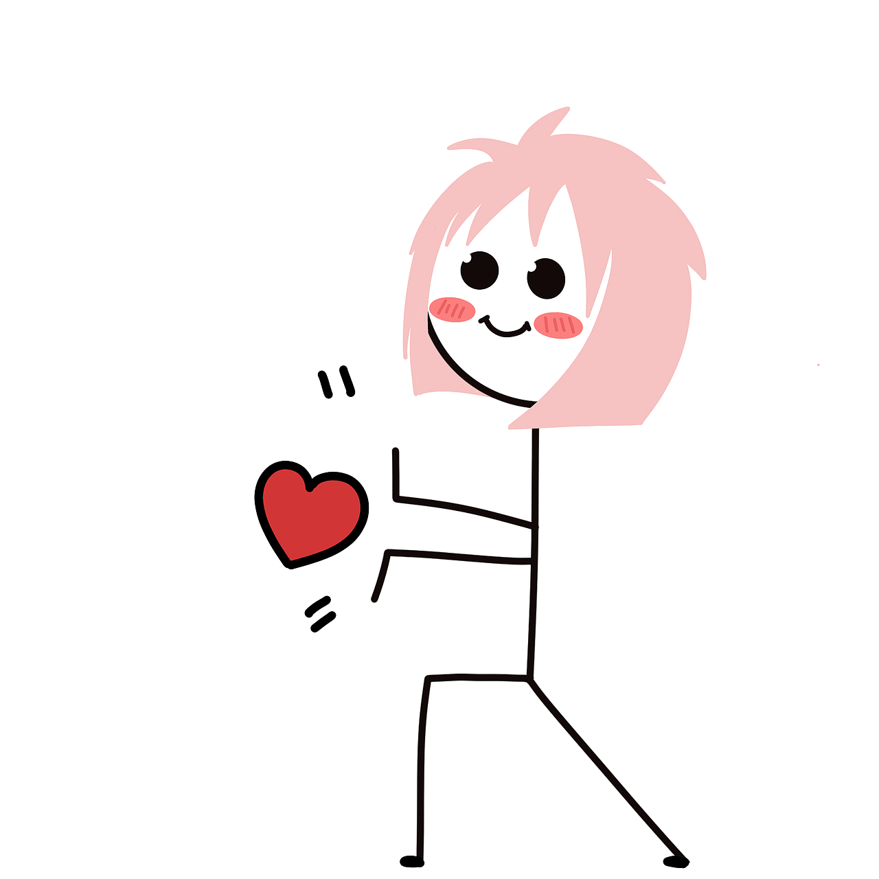 火柴人情侣头像