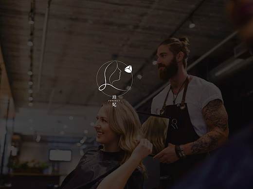 vi设计练习-一家美容美发店vi设计