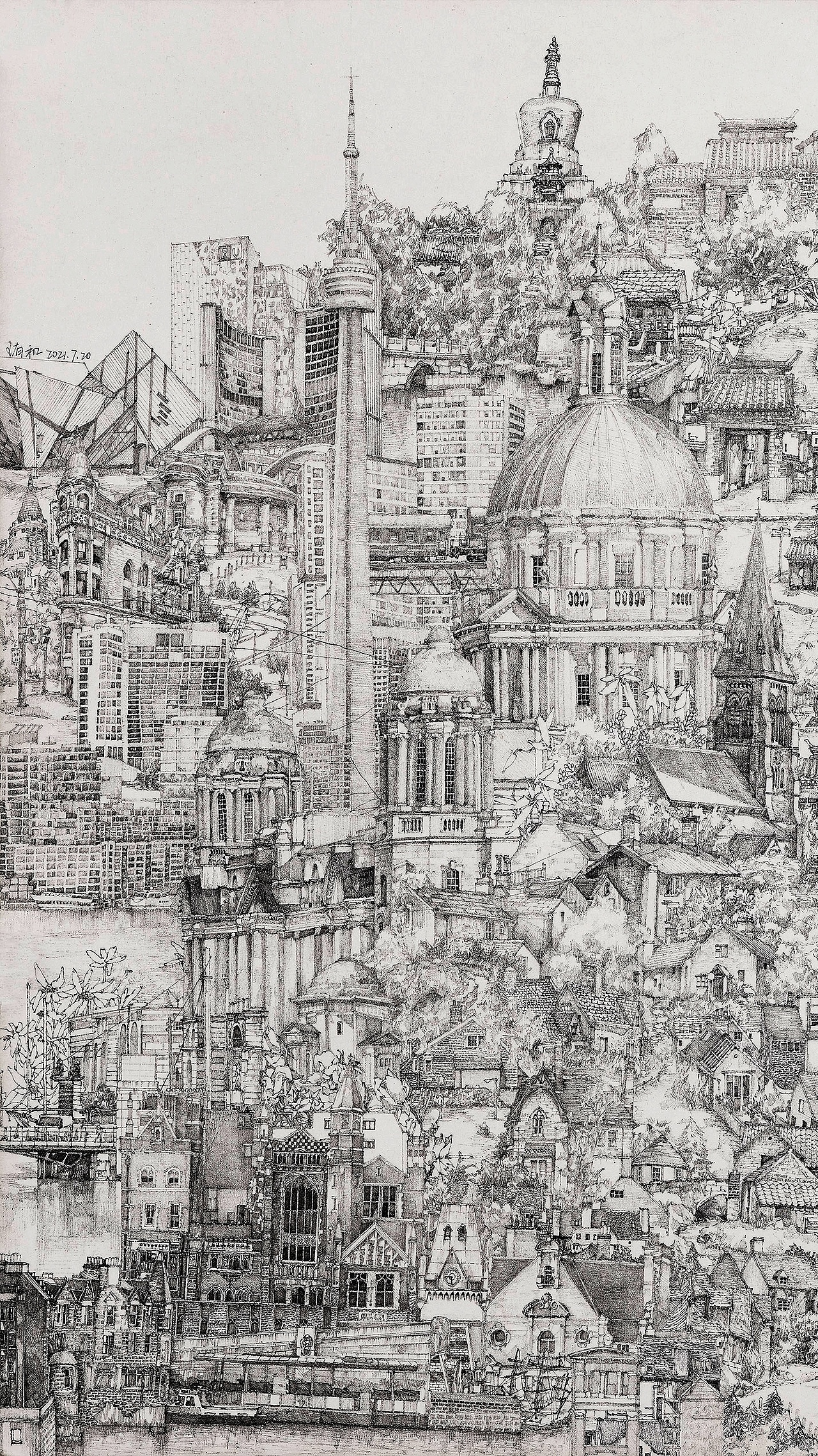 故里（二）（圖ZMjY2MjU5NTM2） - 繪畫 - 站酷設計師畫畫的米洛原創(chuàng)素材 - 站酷ZCOOL