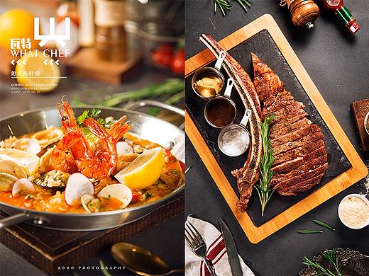 瓦特轻食 WHAT CHEF 西餐意面牛扒小吃