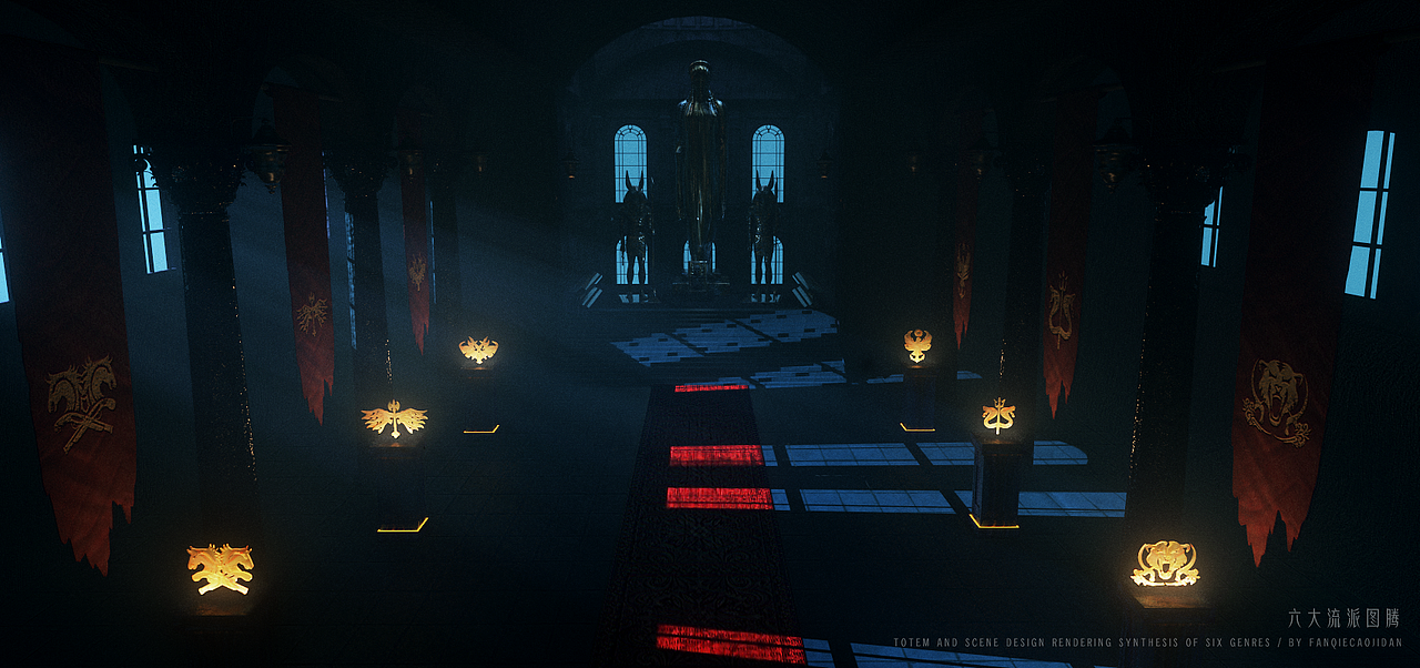 流派图腾及场景设计（图ZMjIzODE5NTI4） - 场景 - 站酷设计师番茄炒鸡蛋丶原创素材 - 站酷ZCOOL