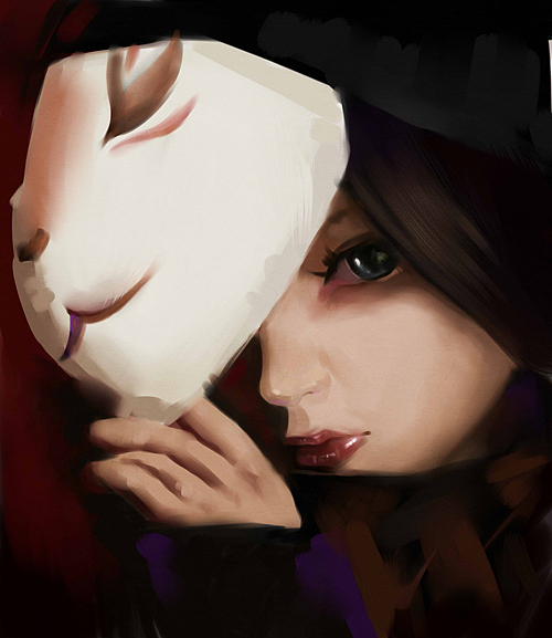 Suddenly it began to rain + Mask lass>.<