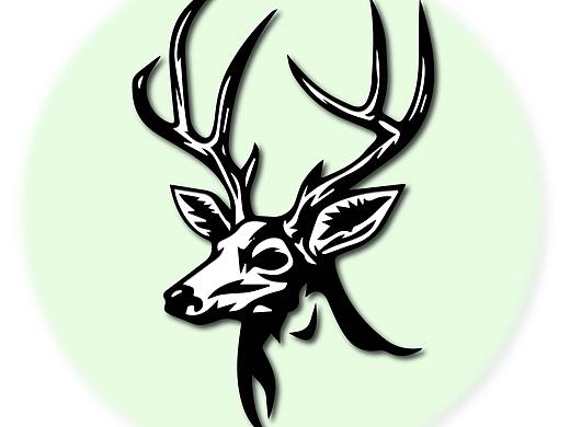 鹿头logo