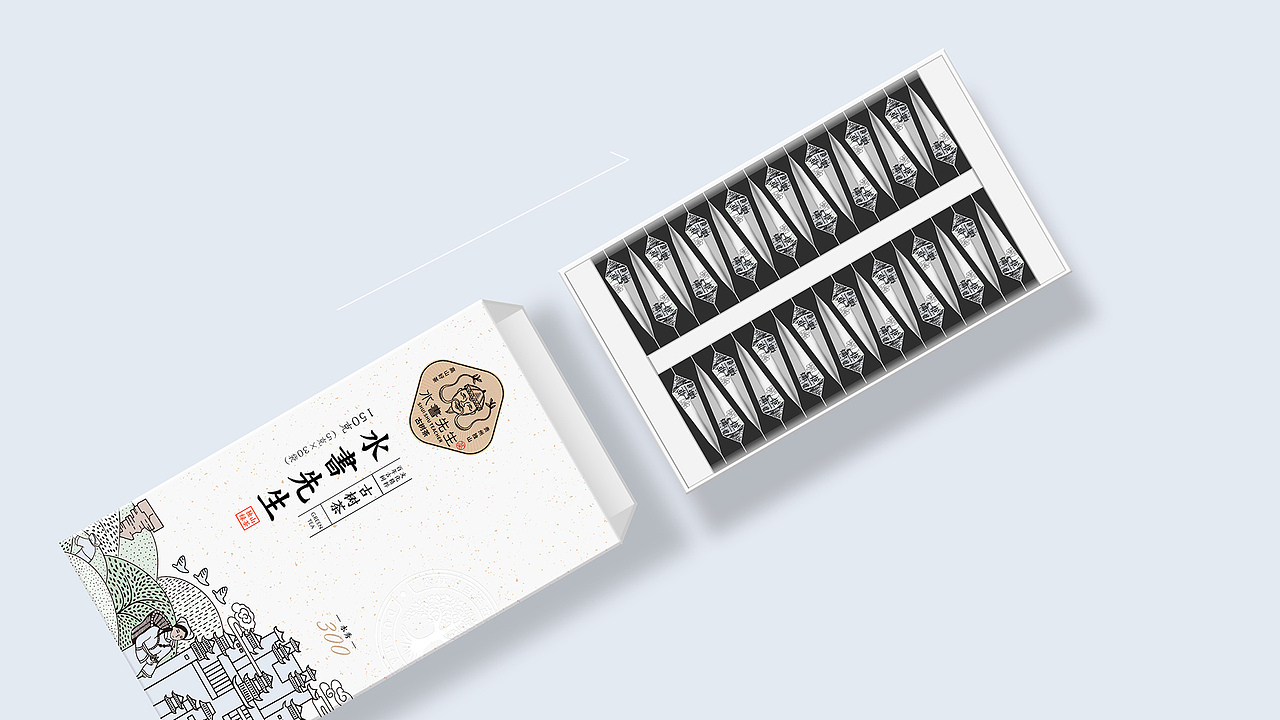 贵州《水书先生》品牌茶叶包装设计