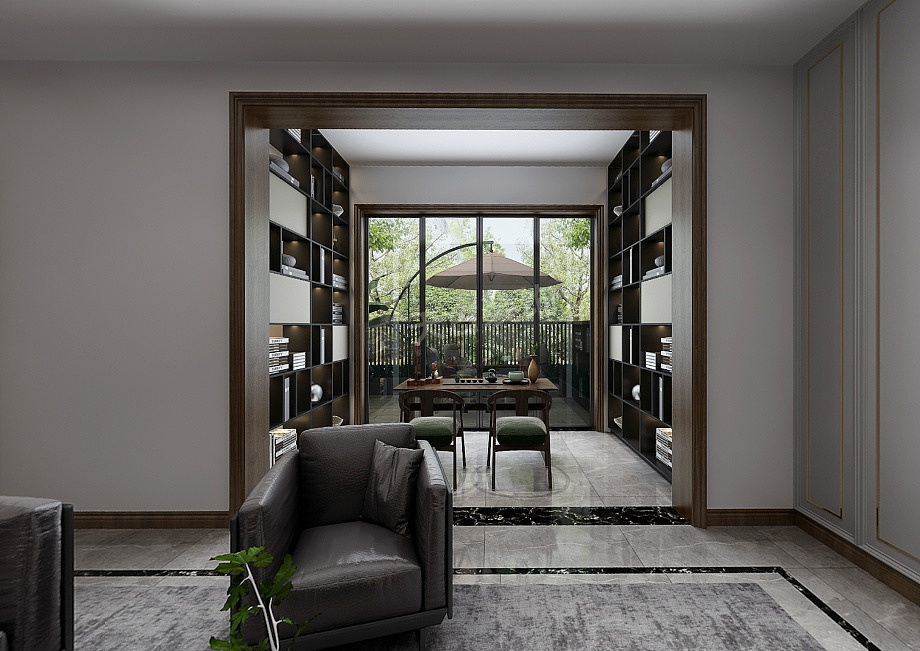 金科天元道叠拼别墅装修方案|现代简约风格设计效果图（图ZMjMwMjM0ODEy） - 家装设计 - 站酷设计师天古装饰7cm原创素材 - 站酷ZCOOL