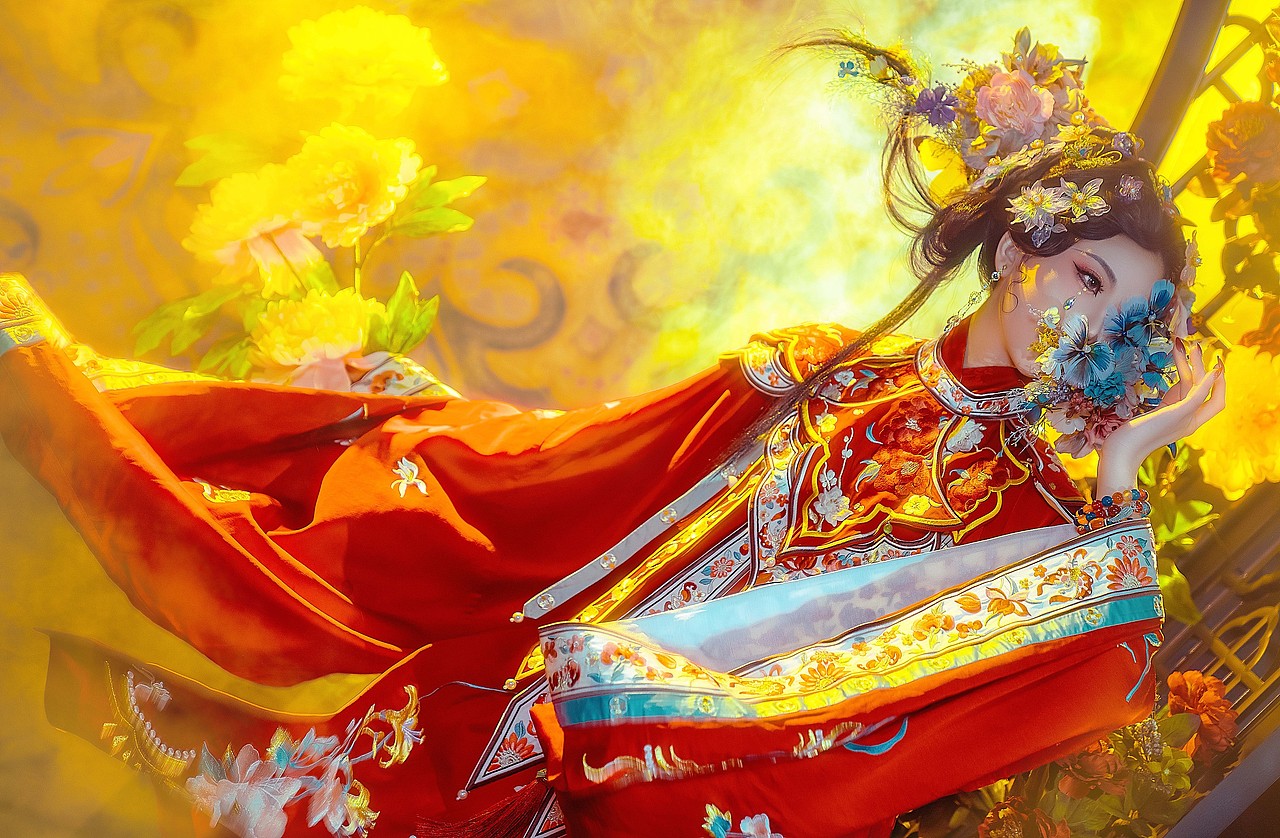 玉堂春（图ZMjQ2ODU0NjYw） - 时尚/艺术摄影 - 站酷设计师安徽李辉聋人画家原创素材 - 站酷ZCOOL