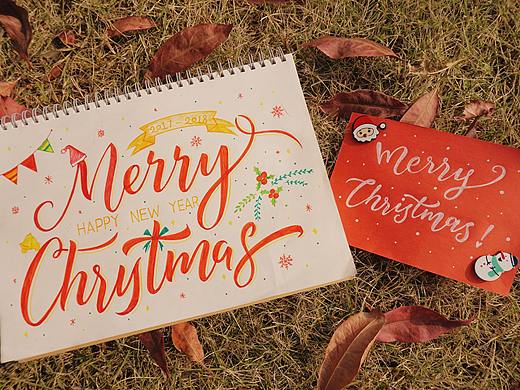 Merry Christmas ！Hand Lettering NO.16