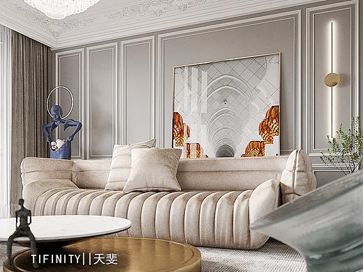 天斐效果图||轻奢法式