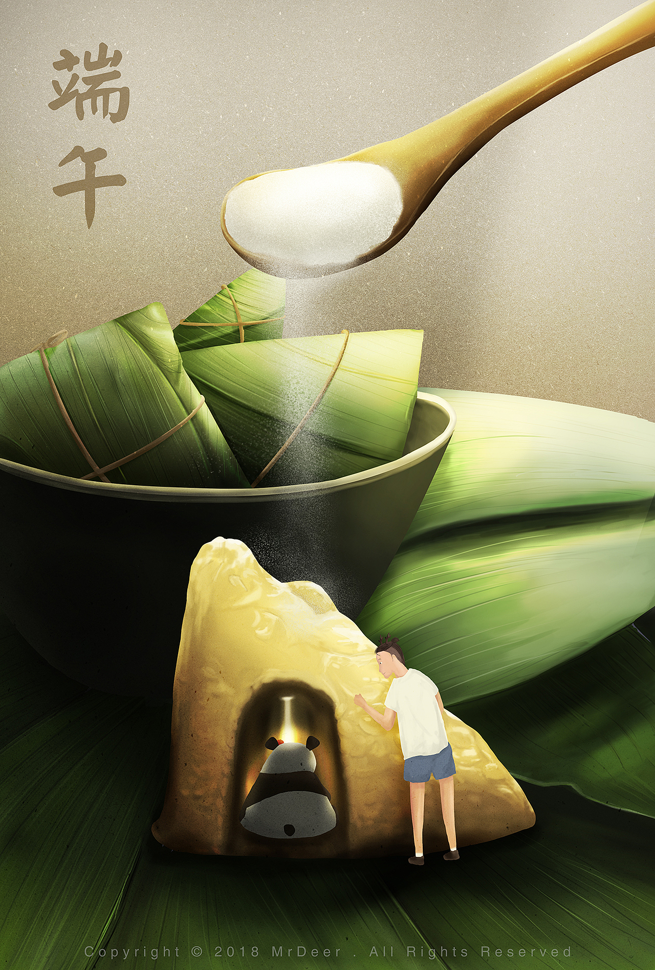 粽子只有甜的才符合吃货的本质