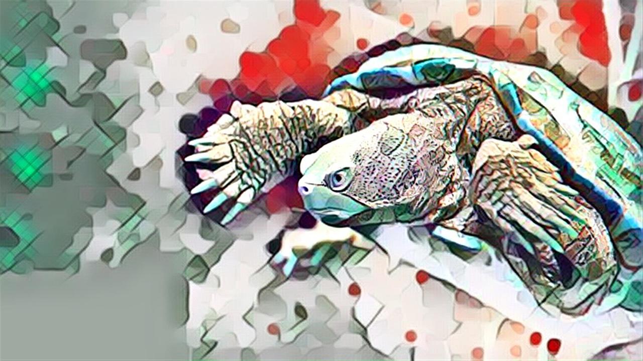 超现实水彩抽象画