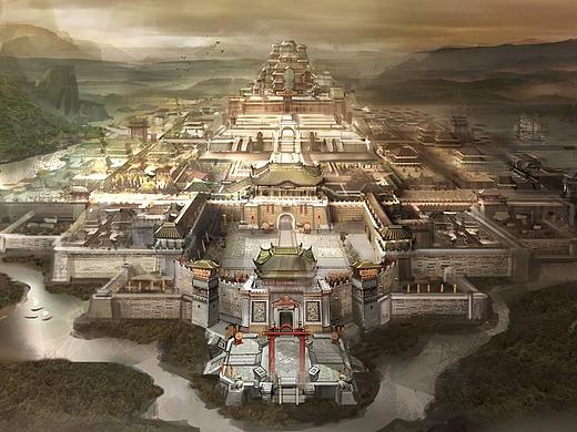 电视剧版画江湖不良人的一些概念气氛图