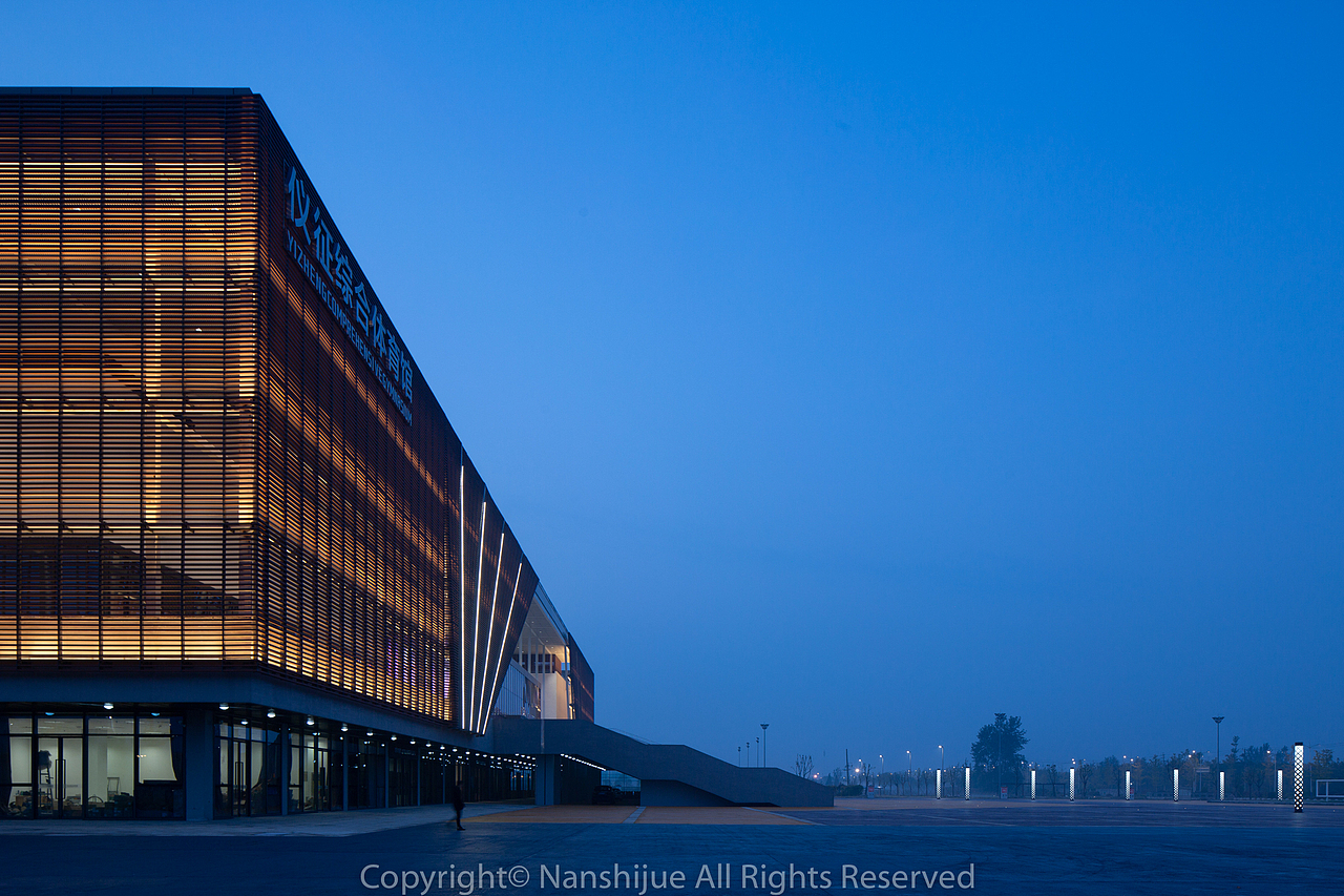 扬州仪征体育馆|建筑空间摄影|建筑摄影|公共建筑拍摄（图ZMTc1OTM3MDg0） - 环境/建筑摄影 - 站酷设计师拍酒店民宿的蔡工原创素材 - 站酷ZCOOL