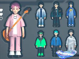 【IP/专辑封面设计】肖恩恩《荷尔蒙定律》专辑封面