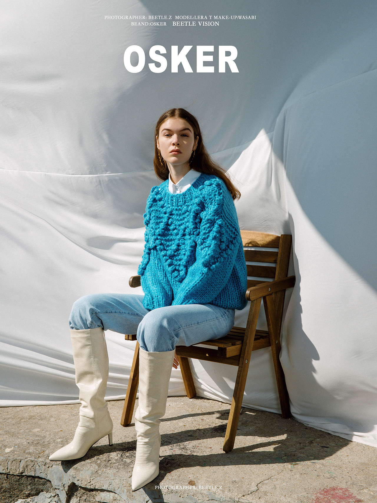 在家附近的一面墙拍的服装形象片（图ZMjUzNDA1NDA4） - 人像摄影 - 站酷设计师Beetle摄影师原创素材 - 站酷ZCOOL