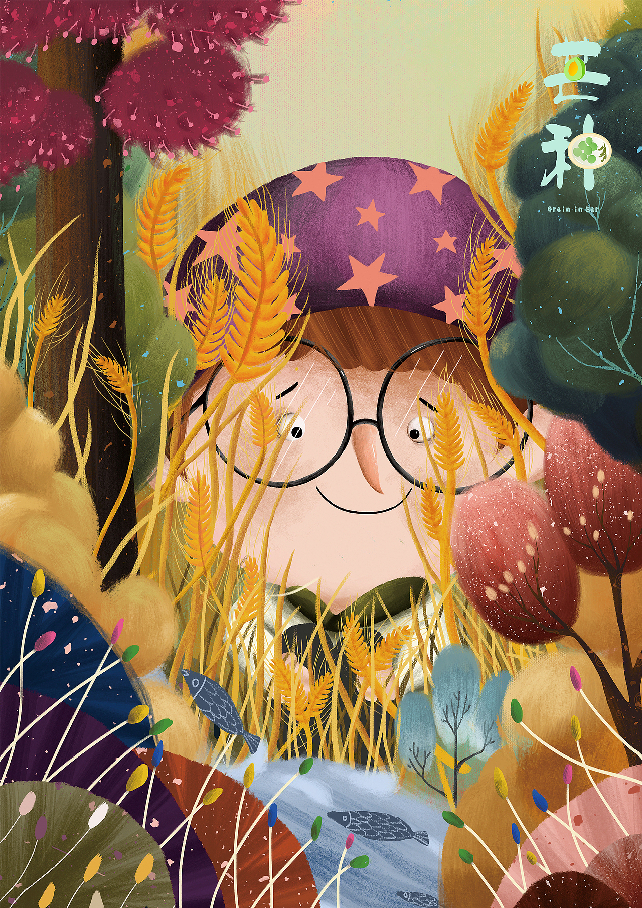 二十四节气海报设计（图ZMTM4NTUyMzE2） - 儿童插画 - 站酷设计师Amanda菁原创素材 - 站酷ZCOOL