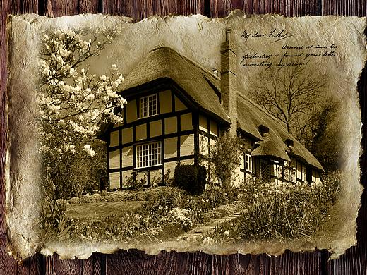 将风景融入旧照片中