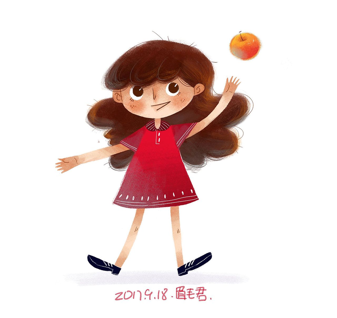 小人物|插画|创作习作|眉毛君_原创作品-站酷zcool