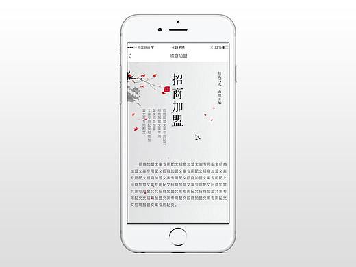 招商加盟页面