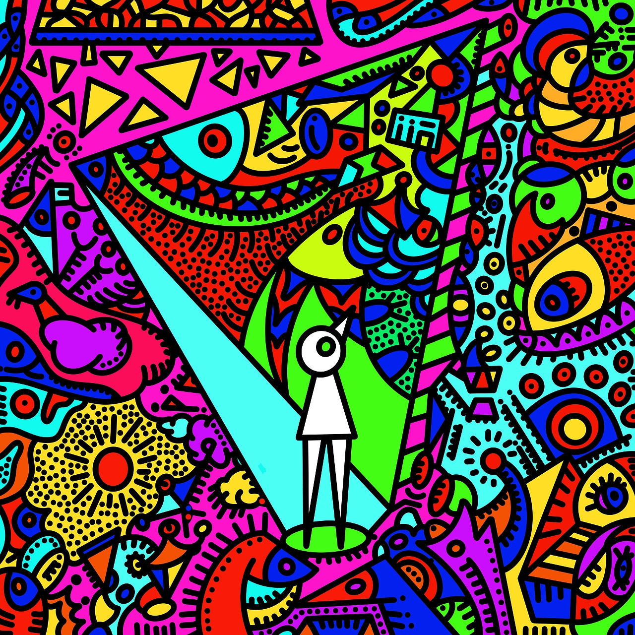 空白人-表情包（圖ZMjYwNzE2ODg0） - 藝術插畫 - 站酷設計師EARTHDREAMMILI原創(chuàng)素材 - 站酷ZCOOL