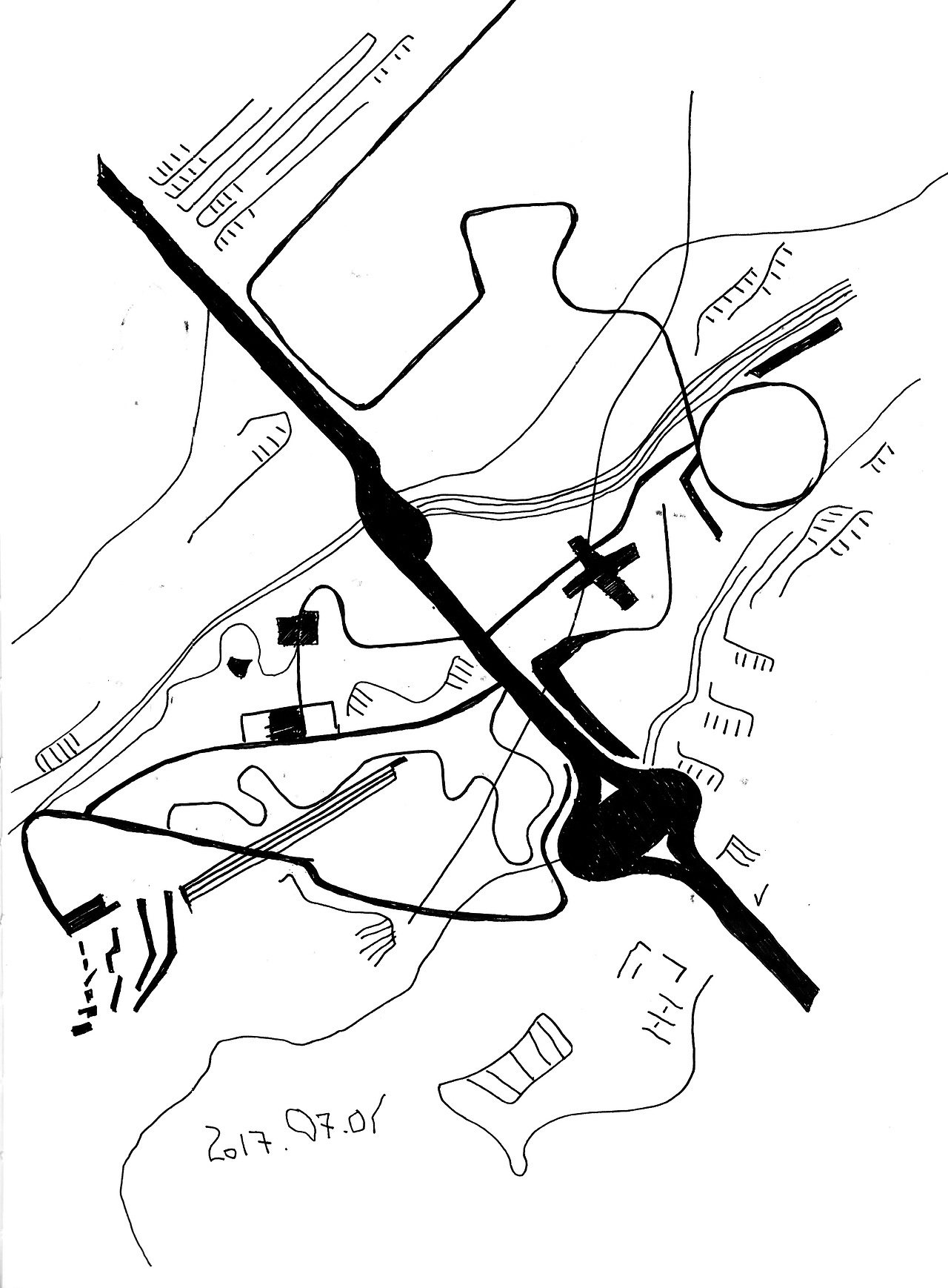 景观规划平面图构成