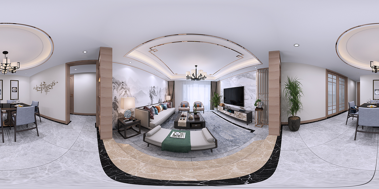 一整套新中式出图