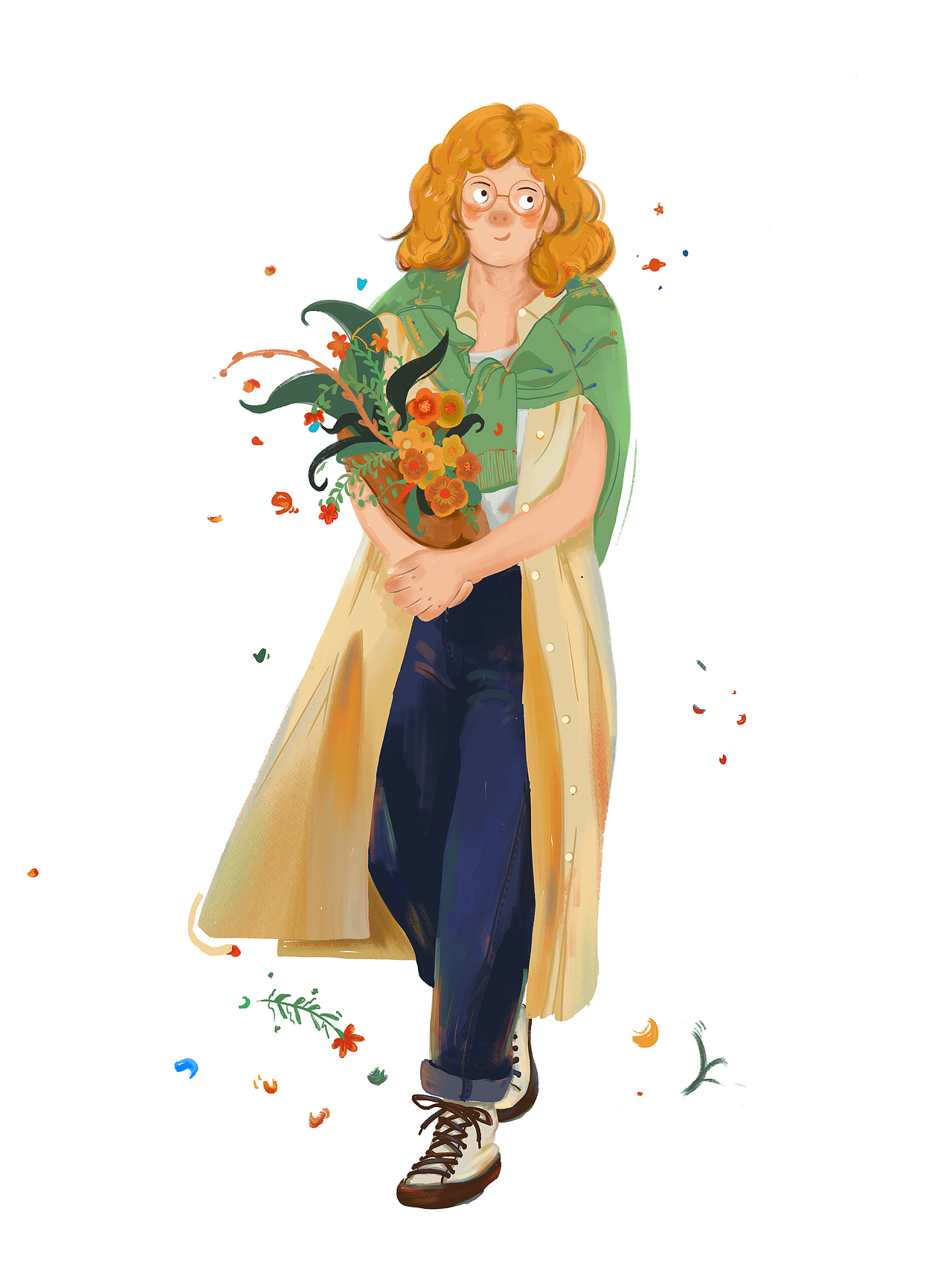 原创插画-穿搭系列