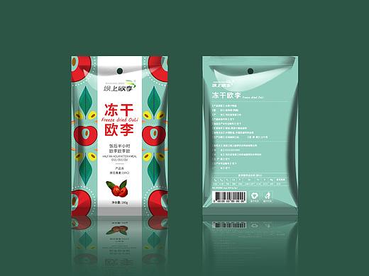 坝上欧李-冻干欧李包装形象设计