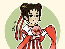 白紙鳶丨手繪頭像丨江南百景圖