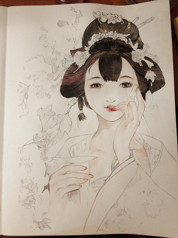 手绘水彩（图ZMTgxOTI0NzY=） - 创作习作 - 站酷设计师隔岸荒荷原创素材 - 站酷ZCOOL