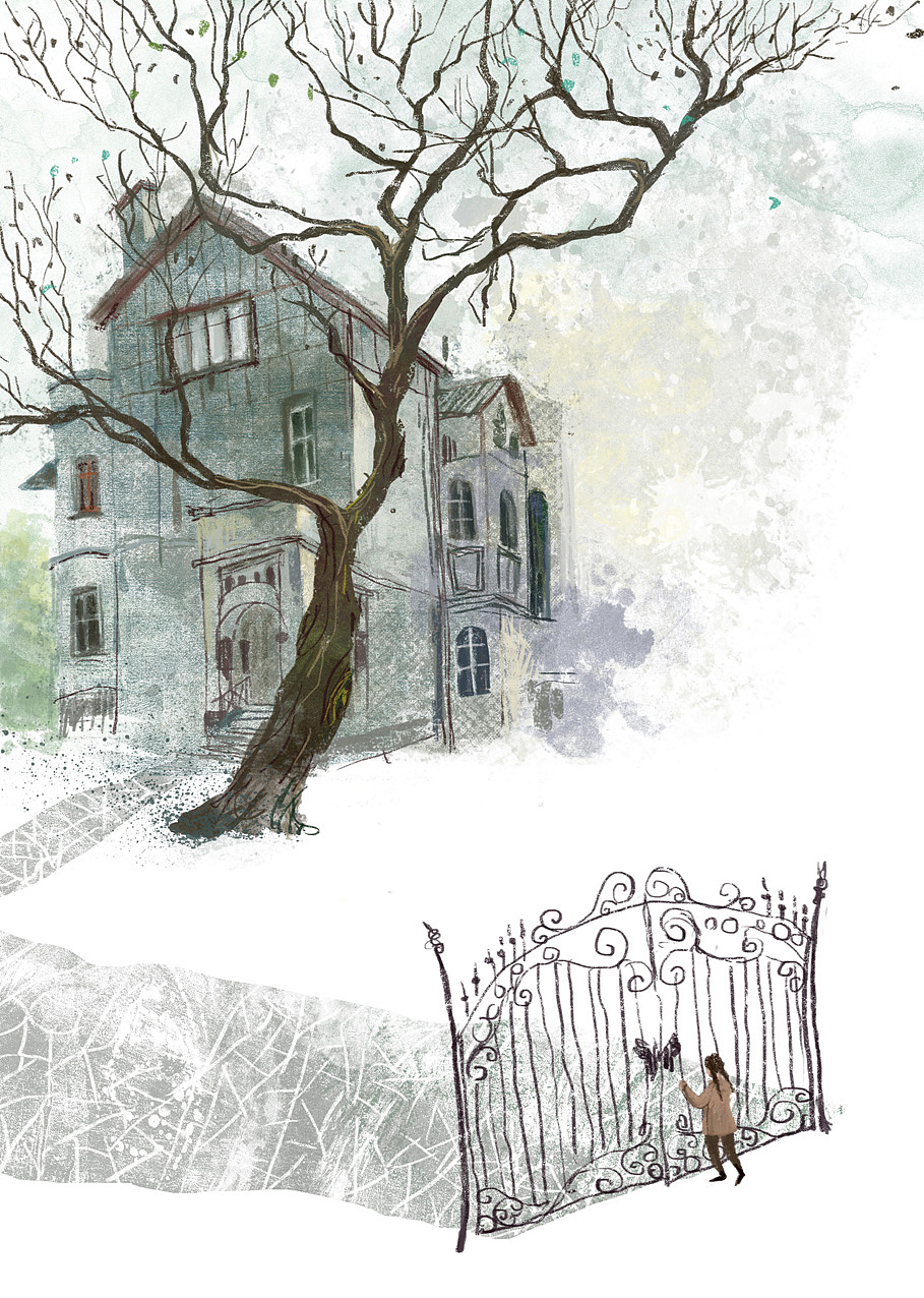 弄堂里的梅朵（图ZMjM0OTEwOTMy） - 艺术插画 - 站酷设计师马小得原创素材 - 站酷ZCOOL