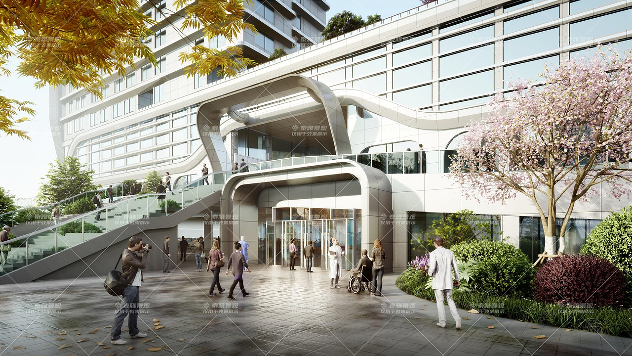 现代悬壶境,医者济世心|都江堰建筑景观