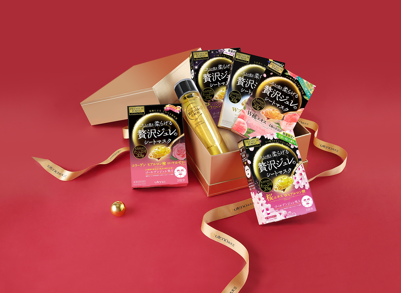 utena佑天兰面膜套装节日场景摄影（图ZMjI3MDIwNjA4） - 产品摄影 - 站酷设计师谌孙敏原创素材 - 站酷ZCOOL