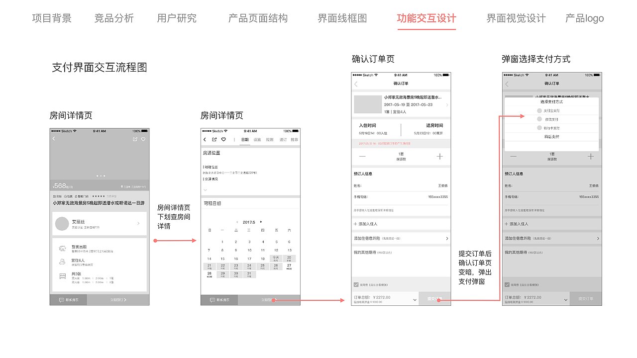 一款关于民宿的设计文档